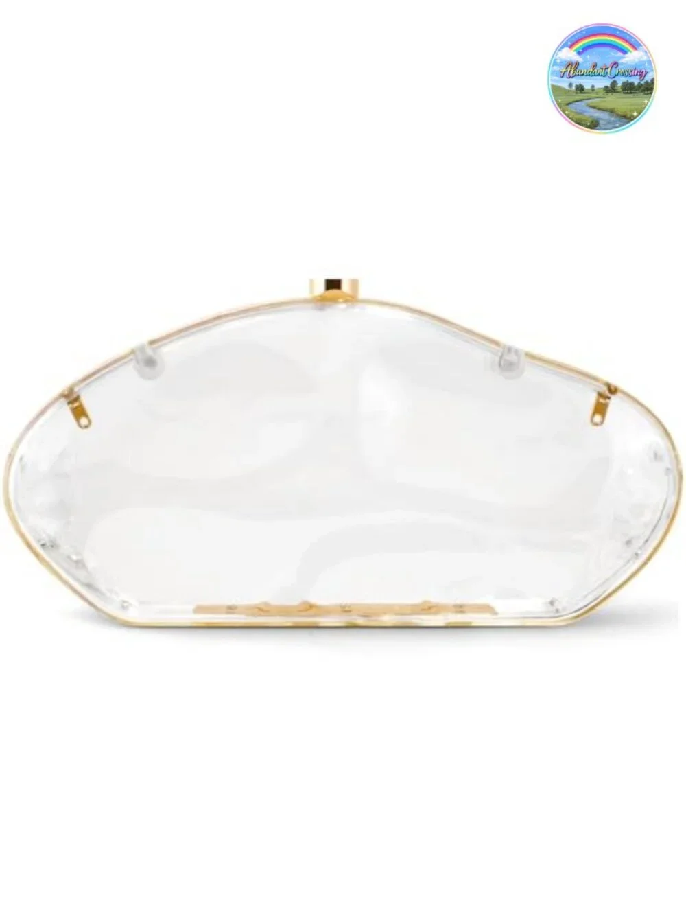 Acrylic Clutch Purse Evening Box Clutch with Chain Party Wedding Prom